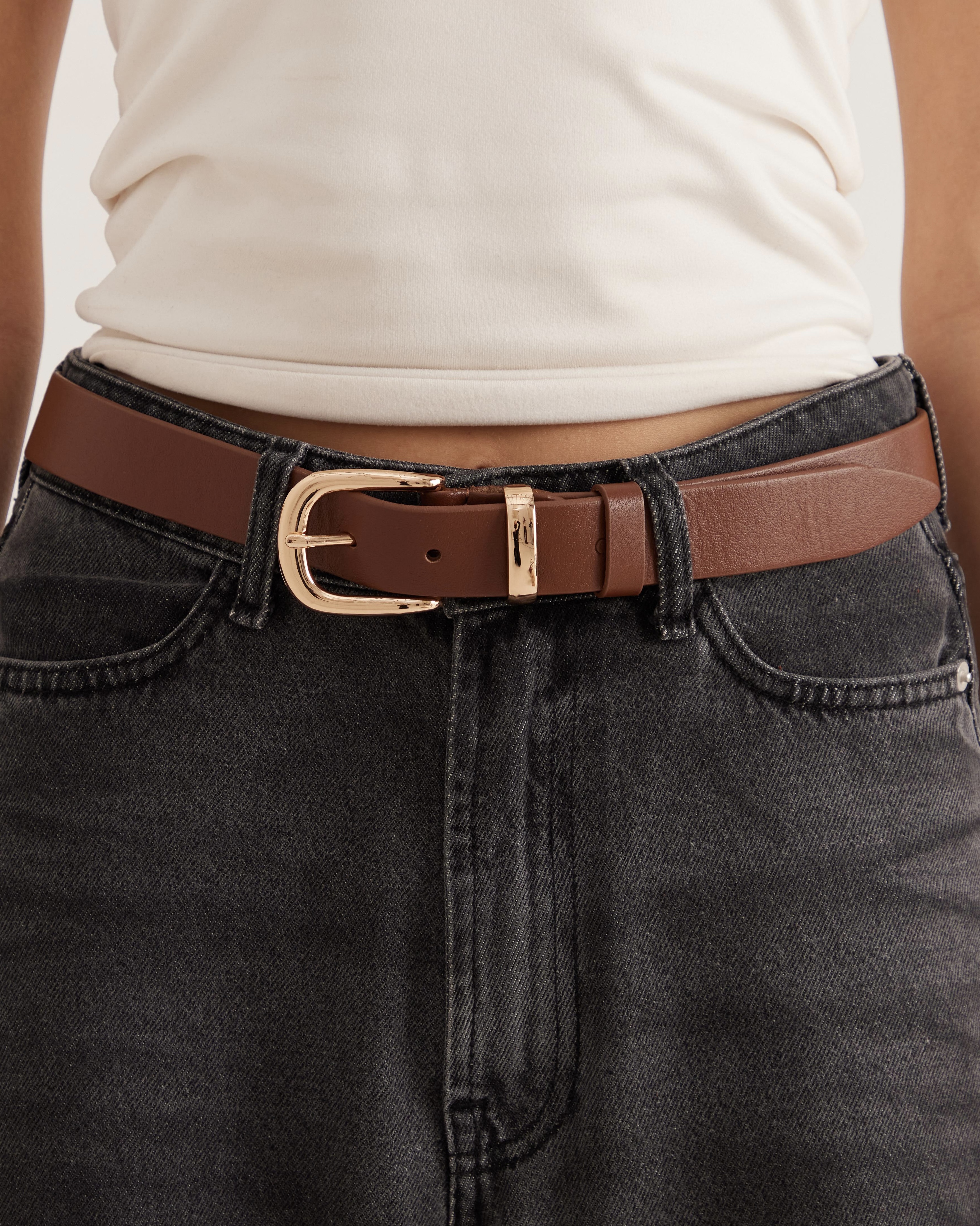 BELT [H ITALY] CHOCOLATE